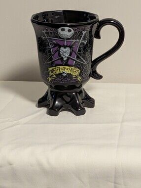Nightmare Before Christmas 'Master of Fright' Ceramic Mug - Black & Purple Lg.